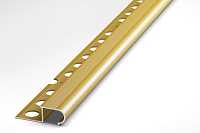 Профиль плиточный угловой для ступеней алюминий ПУ 08