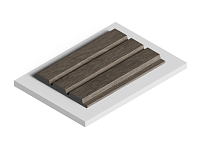 Панель LV124 BR490 HI WOOD 120,0мм х 12,0мм х 2,7м.